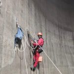trabajos verticales industriales en reparaciones y tratamiento de hormigón